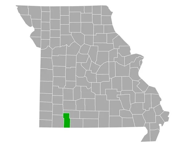 Mapa Pedra Missouri — Vetor de Stock