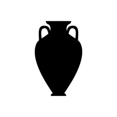 Vektör illüstrasyonu olarak amforo ve arkaplan