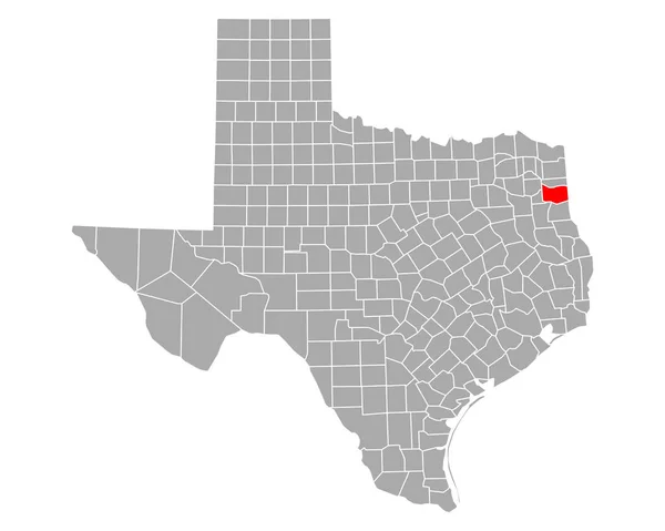 Mappa Harrison Texas — Vettoriale Stock