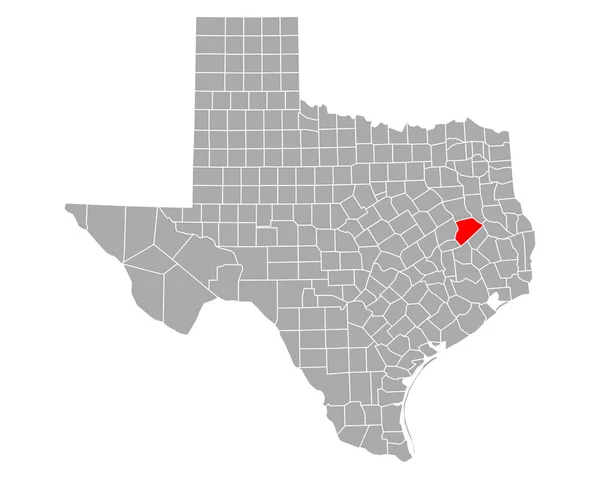 Mapa Houstonu Texasu — Stockový vektor