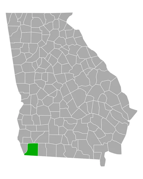 Mapa Decatur Geórgia —  Vetores de Stock