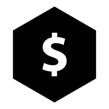 Vektör illüstrasyonu olarak dolar ve tarak