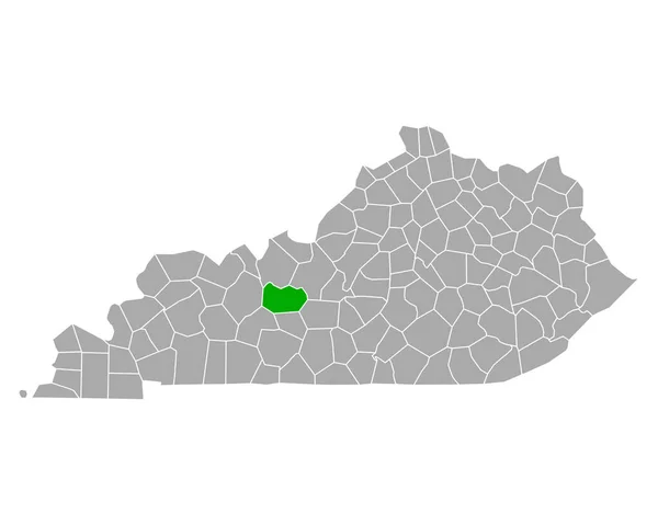 Mapa Graysona Kentucky — Wektor stockowy