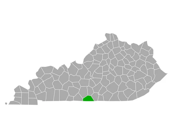 Kaart Van Monroe Kentucky — Stockvector
