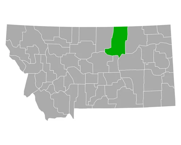 Mapa Filtros Industriais Montana —  Vetores de Stock