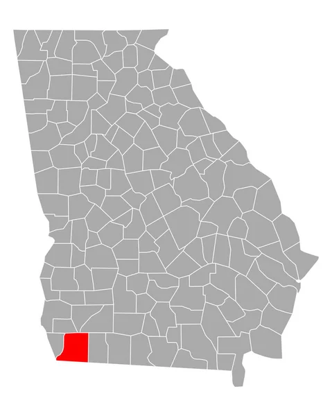 Mappa Decatur Georgia — Vettoriale Stock