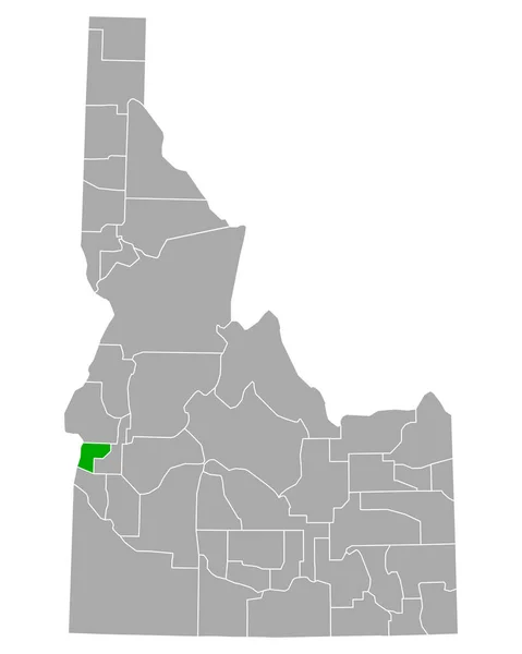 Mapa Payette Idaho — Archivo Imágenes Vectoriales