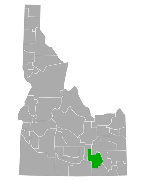 Carte Pouvoir Idaho — Image vectorielle