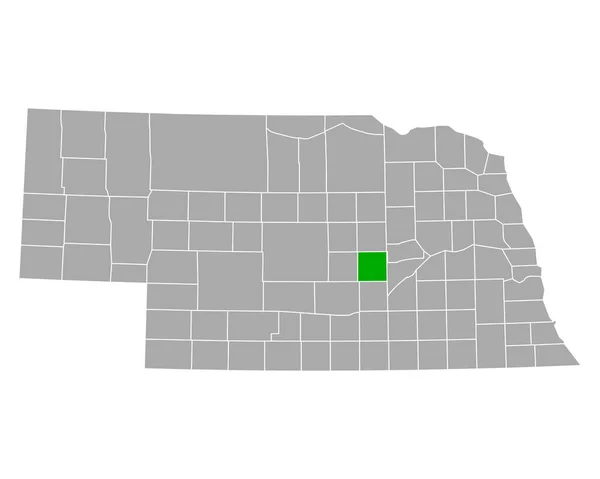 Mapa Howard Nebraska — Archivo Imágenes Vectoriales
