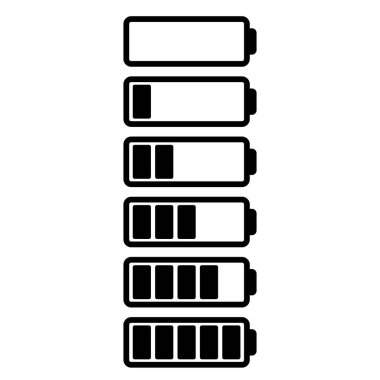 Vektör illüstrasyonu olarak pil ve arkaplan