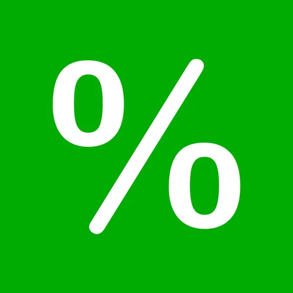 Porcentaje Fondo Como Ilustración Vectorial — Vector de stock