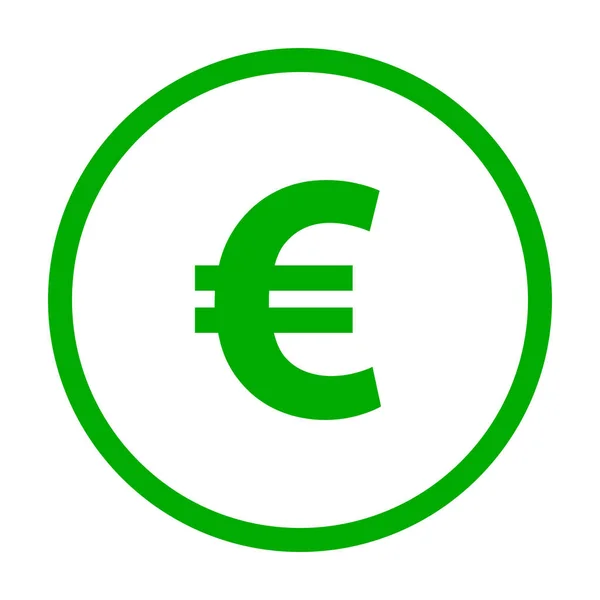Euro Cercle Comme Illustration Vectorielle — Image vectorielle