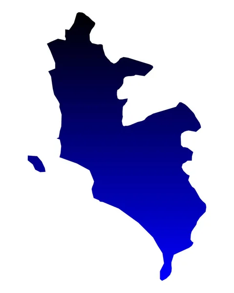 Χάρτης Της Λίμα Metropolitana — Διανυσματικό Αρχείο