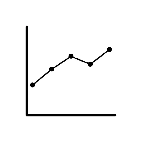Wykres Tło Jako Ilustracja Wektora — Wektor stockowy