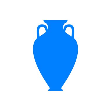 Vektör illüstrasyonu olarak amforo ve arkaplan