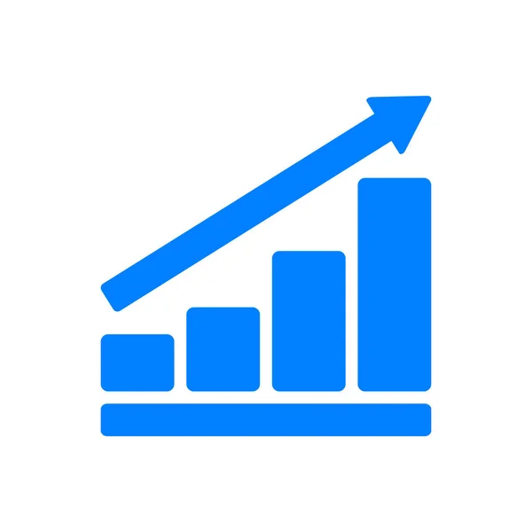 Gráfico Barras Fondo Como Ilustración Vectorial — Vector de stock