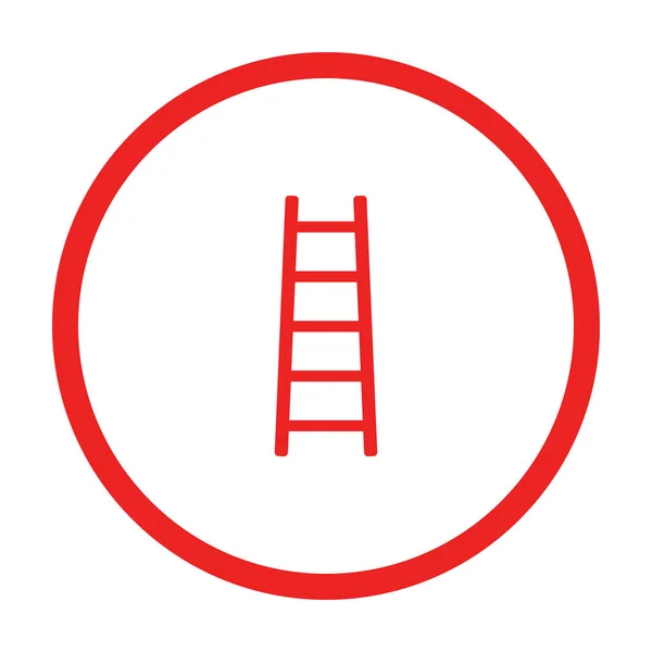 Σκάλα Και Κύκλος Διανυσματική Απεικόνιση — Διανυσματικό Αρχείο