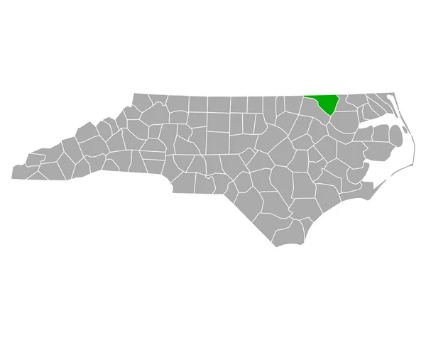 Mapa Sistemas Hidráulicos Carolina Norte —  Vetores de Stock