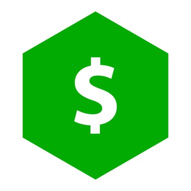 Vektör illüstrasyonu olarak dolar ve tarak