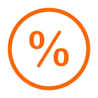 Vektör gösterimi olarak yüzde ve daire