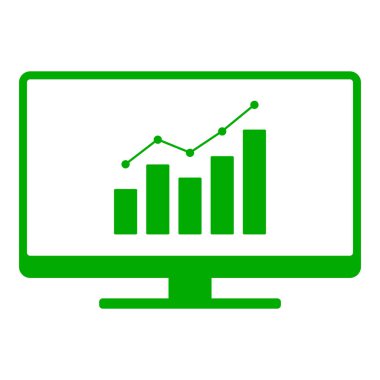 Çizelge ve ekran vektör çizimi