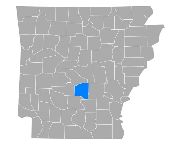 Mapa Contabilistas Arkansas —  Vetores de Stock