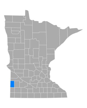 Minnesota 'daki Lincoln Haritası