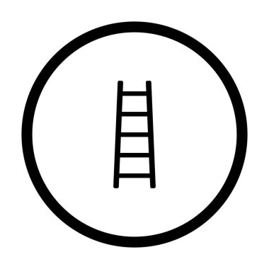 Vektör gösterimi olarak merdiven ve daire