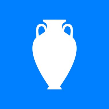 Vektör illüstrasyonu olarak amforo ve arkaplan