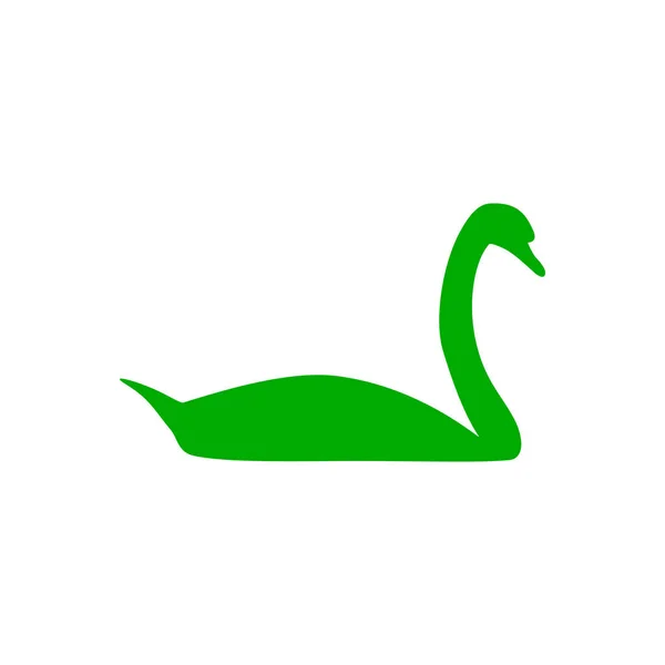 Cisne Fondo Como Ilustración Vectorial — Vector de stock