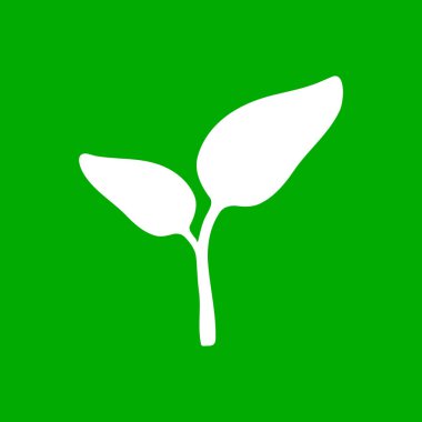 Vektör illüstrasyonu olarak bitki ve arkaplan