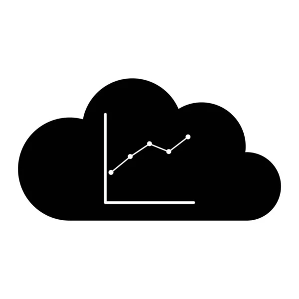 График Облако Качестве Векторной Иллюстрации — стоковый вектор