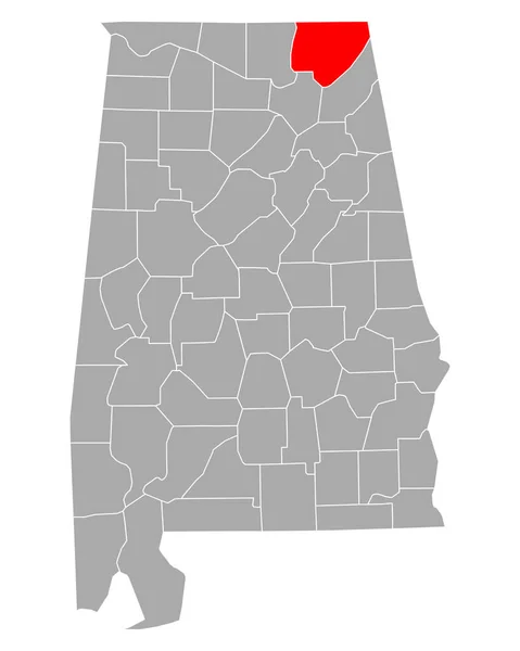 Mapa Cinemas Alabama — Vetor de Stock