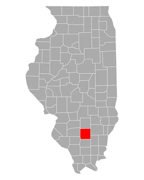 Mapa Jefferson Illinois —  Vetores de Stock