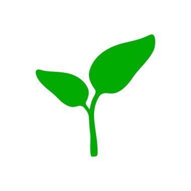 Vektör illüstrasyonu olarak bitki ve arkaplan