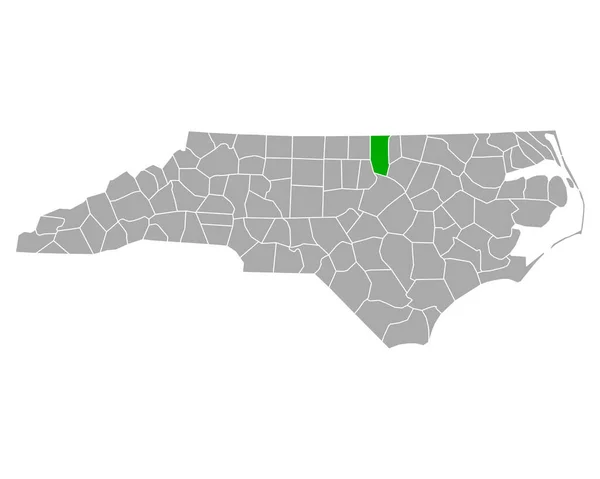 Mapa Granville Carolina Del Norte — Archivo Imágenes Vectoriales