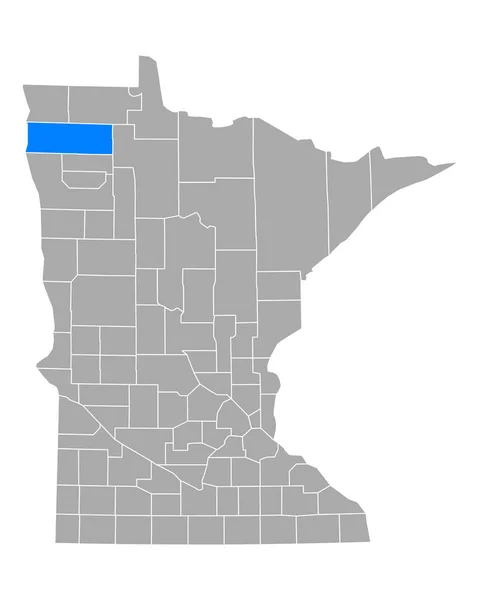 Carte Marshall Dans Minnesota — Image vectorielle