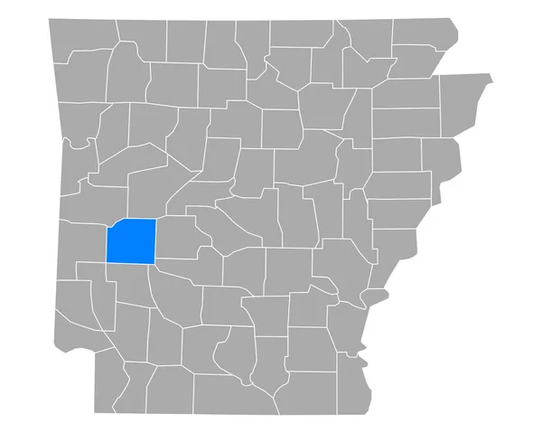 Mapa Contabilistas Arkansas —  Vetores de Stock