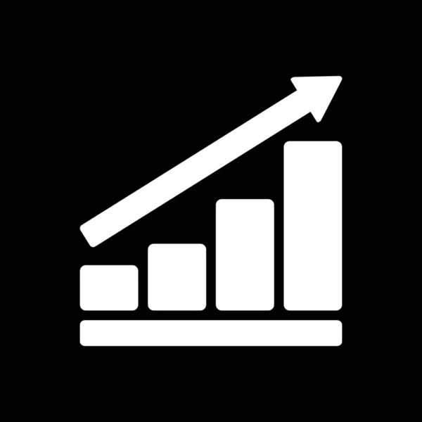 Bar Chart Background Vector Illustration — Stock Vector