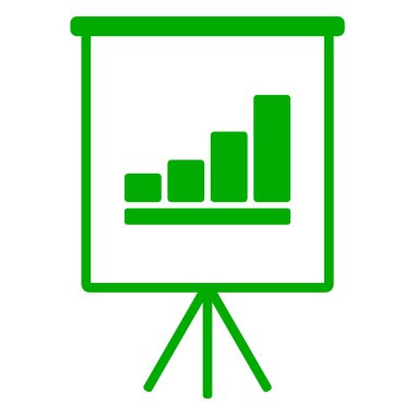 Vektör illüstrasyonu olarak çubuk şeması ve çevirme çizelgesi