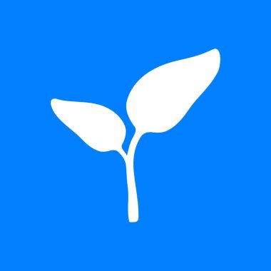 Vektör illüstrasyonu olarak bitki ve arkaplan