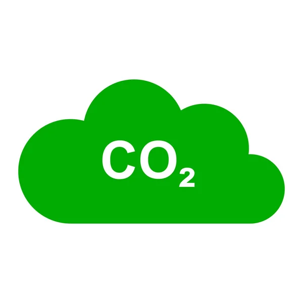 Dióxido Carbono Nube Como Ilustración Vectorial — Vector de stock