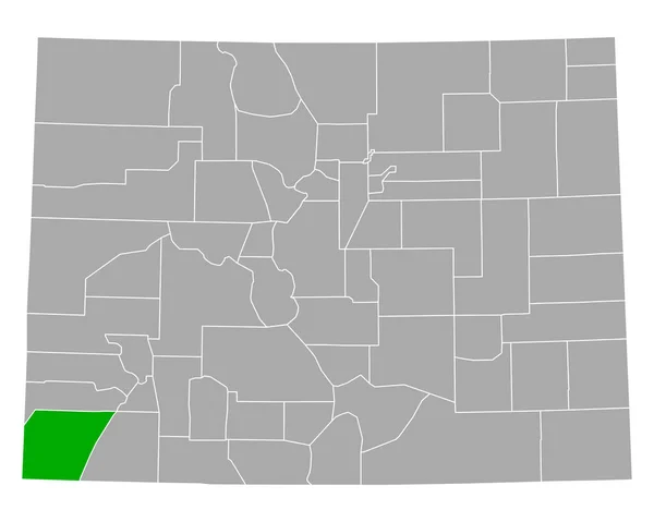 Mapa Contabilistas Colorado —  Vetores de Stock