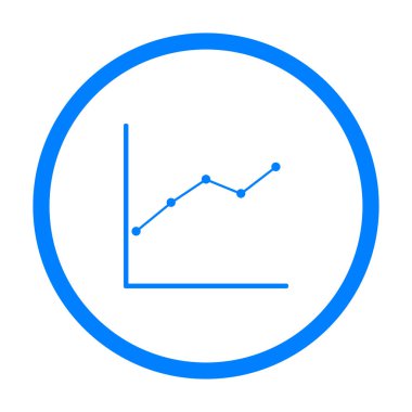 Çizelge ve daire vektör illüstrasyonu