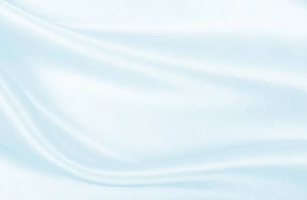 Suave Elegante Seda Azul Cetim Textura Pano Luxo Pode Usar — Fotografia de Stock