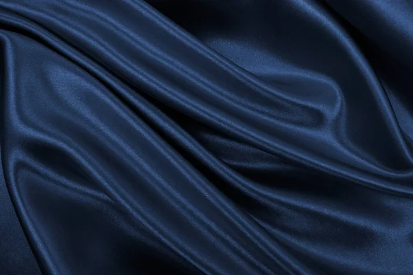 Seda Gris Oscura Elegante Lisa Textura Del Satén Pueden Utilizar — Foto de Stock