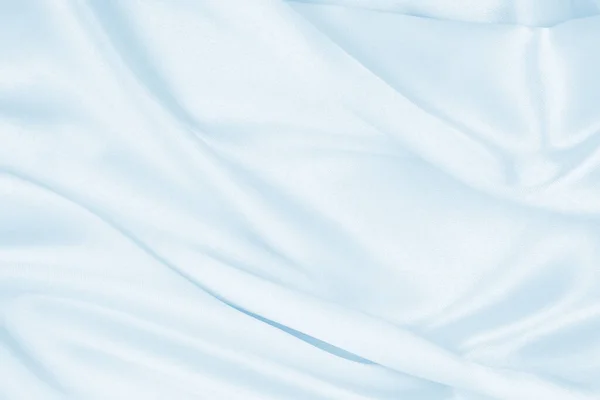 Smooth Elegant Blue Silk Satin Luxury Cloth Texture Can Use — Stock Photo, Image
