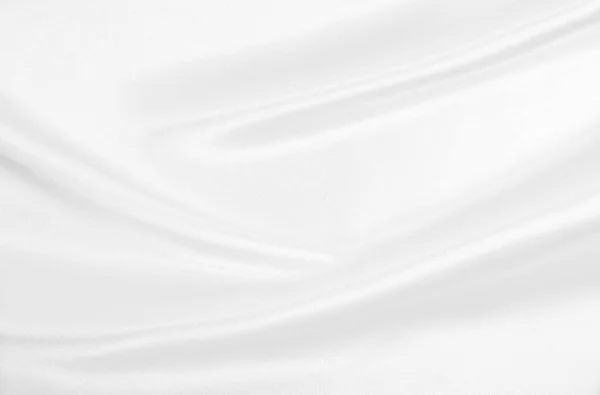 Smooth Elegant White Silk Satin Luxury Cloth Texture Can Use — Stock Photo, Image