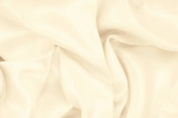 Lisse Élégante Soie Dorée Satin Texture Tissu Luxe Peut Utiliser — Photo