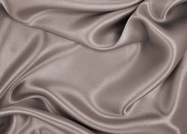 Hladké Elegantní Hnědé Hedvábí Nebo Saténová Textura Může Použít Jako — Stock fotografie